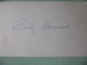 James Bond 007 producer ALBERT CUBBY BROCCOLI hand signed page - Picture 1 of 1