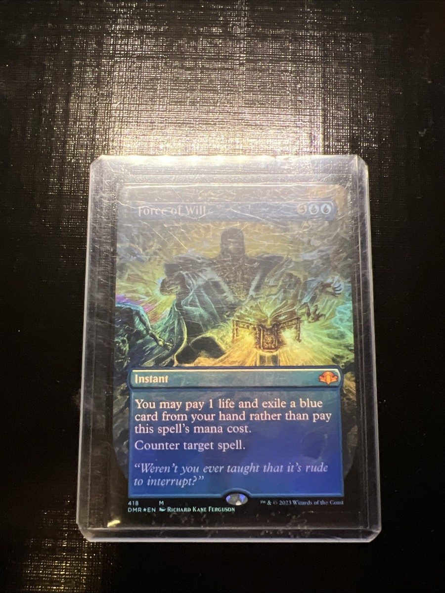Force of Will Near Mint or Better Individual Trading Card Force of Will Near Mint or Better Individual Trading Card