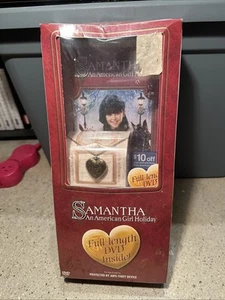 Samantha An American Girl Holiday (DVD) PLUS Necklace Locket NIB Box - Picture 1 of 9