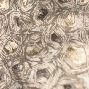 VTG Abstract Cotton Quilt Fabric By Beth Ann Bruske David Textiles 7 1/2 Yds - Picture 1 of 2