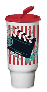 Tupperware Thirstquake Mega Bicchiere 32 oz Film Night Design Nuovo - Foto 1 di 1