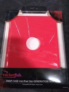 NEW Rocketfish RED Snap Case RF-LGLH2PT for Apple iPad 2 & iPad (3rd Gen) - Picture 1 of 1