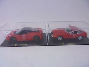 Lot de 2 Ferrari 1/24 Burago voiture miniature Collection diecast FN09
