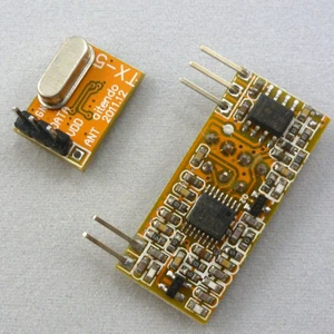ASK AM Super-heterodyne RF Wireless Transmit Receiver Modules 433MHZ 1 pairs - Picture 1 of 4