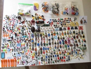 HUGE Lot of LEGO Mini Figures Accessories Weapons Pieces Parts Animals Star Wars - Picture 1 of 24