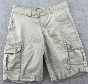 Polo Ralph Lauren Boys Shorts Sz 14 Beige Cargo Chinos Pockets Baggy - Picture 1 of 11