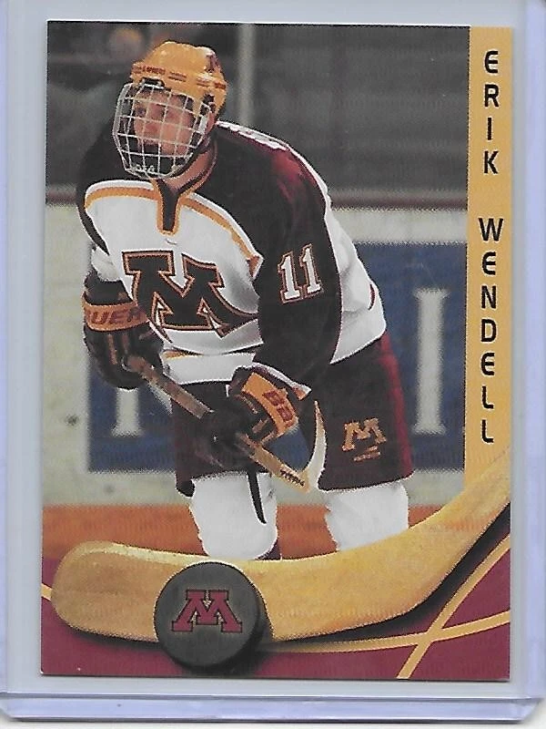 2000-01 Minnesota Golden Gophers Hockey NCAA ERIK WENDELL - Image 1 of 1