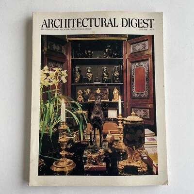 Architectural Digest June 1978 French Fashion Designer Hubert de Givenchy - Image 1 of 4