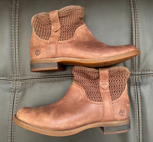 [TIMBERLAND] Stivaletti Savin Hill: stile ecologico al cioccolato taglia 7 US