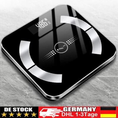 Smart Körperfettwaage Digitale Personenwaage mit APP Körperwaage Bluetooth 180kg - Bild 1 von 4