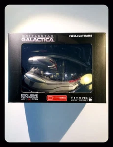 Battlestar Galactica Cylon Raider SCAR Titans 4.5" Vinyl Figure Loot Crate NEW - Imagen 1 de 2