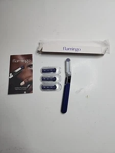 Flamingo Dermaplane Facial Razor Handle & 3 Refill Cartridges - Picture 1 of 2