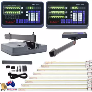 2Axis/3Axis Digital Readout DRO Display 5µm Linear Scale 100-1000mm Lathe Mill - Picture 1 of 34
