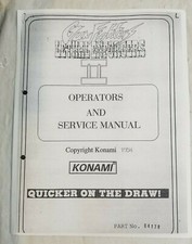 LETHAL ENFORCERS II Gun Fighters by Konami Arcade Service Manual REPRINT