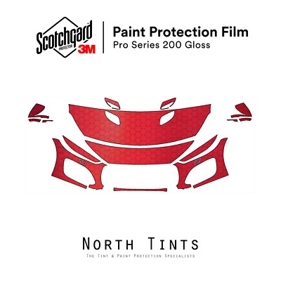 Jaguar F-Type 2021-2025 serie 3M PRO película de protección de pintura precortada sujetador transparente PPF Foto 1 de 4