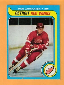 Dan Labraaten Detroit Red Wings 1979-80 Topps #92 Crease - Picture 1 of 2