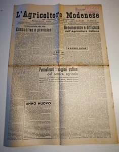 Lotto L'AGRICOLTORE MODENESE ANNO XIII 1957 annata quasi completa - Picture 1 of 3