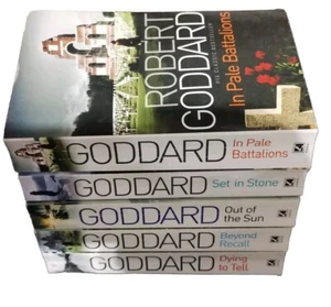 x5 Robert Goddard Classic Bestseller Lot Set in Stone In Pale Battalions - Picture 1 of 3