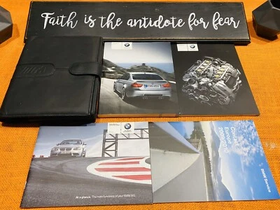 BMW M3 2010 2009 manual del propietario + información de navegación información iDRIVE (sedán) juego raro (como nuevo) Foto 1 de 4