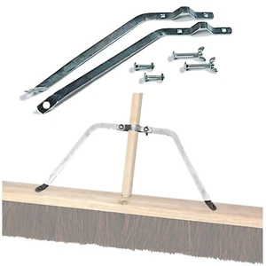 Galvanized Steel 11-1/2" Large Triangle Metal Brace for 24" Push Brooms Handle - Picture 1 of 6