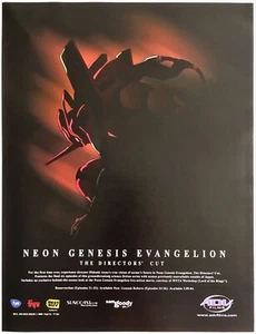 Vintage Print Ad 2004 Neon Genesis Evangelion DC ADV Original Promo Poster Art - Picture 1 of 4