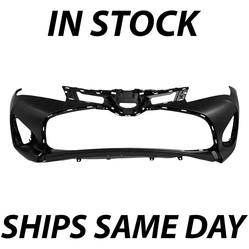 NEW Primered Front Bumper Cover Fascia for 2015 2016 2017 Toyota Yaris Hatchback Foto 1 de 4