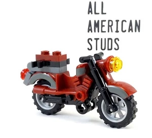 LEGO Monster Fighters De colección Minifigura de Motocicleta Parte en 7306 9464 Rojo Oscuro - Imagen 1 de 6