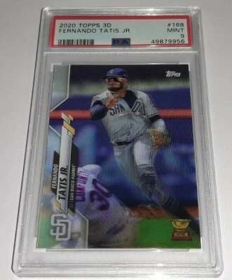 2020 Topps On Demand 3D #168 Fernando Tatis Jr Card Graded PSA 9 Mint - Image 1 of 2