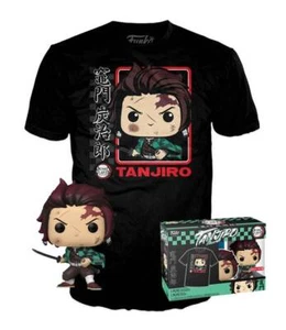 Demon Slayer Tanjiro Kamado + Camiseta (Talla L) Pop & Tee Vinyl Figura Funko - Imagen 1 de 1