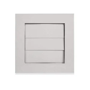 6.25 in. x 6.25 in. AG Dryer Aluminum Vent Cover in White Gloss - Picture 1 of 1