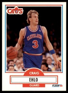 1990-91 Fleer Cards. Craig Ehlo Basketball Cards. #32