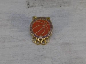 Kodak Enamel Lapel Pin Olympic Team USA Men Women Basketball Worldwide Sponsor - Picture 1 of 6