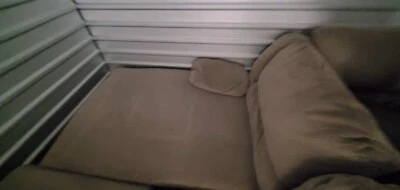 Six piece gray sectional, electric power recliner,  chaise, console storage - Image 1 of 4