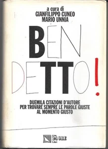 GIANFILIPPO CUNEO/MARIO UNNIA - BEN DETTO ! - (BUONE CONDIZIONI) - Imagen 1 de 3