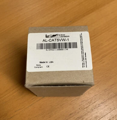 L-COM AL-CAT5VW-1 Outdoor 10/100 Base-T CAT5 Lightning Surge Protector - Image 1 of 4