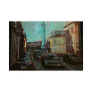 Stampa su Tela su Carta Poster o Quadro Barbini Eddie City Street - Imagen 1 de 2