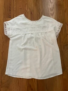 Top con botones en la espalda marfil blanco roto - para mujer M - usado en excelente estado - Imagen 1 de 3