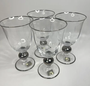 Mikasa Kristall - Country French Platinum - 4er Set Weingläser - Bild 1 von 3