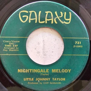 Little Johnny Taylor - Nightingale Melody / You Win, I Lose - 1964 US Import 7" - Picture 1 of 4