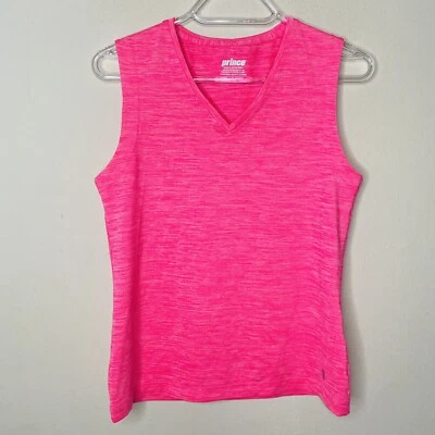 Top deportivo Prince para mujer S rosa sin mangas cuello en V Foto 1 de 4
