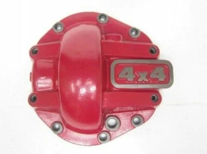 Dana 44 Super Thick Cast Nodular Iron RED DIFFERENTIAL COVER Front/Rear Fit JEEP - Picture 1 of 6