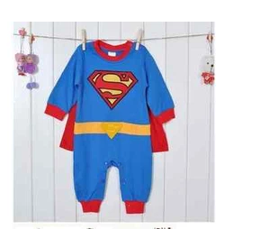 Baby Toddler Fancy Dress Party Longsleeves Superman Costumes Size 3-24months - Picture 1 of 6