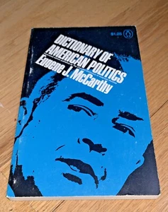 1968 Senator EUGENE MCCARTHY Dictionary of American Politics SIGNED by McCarthy - Picture 1 of 8