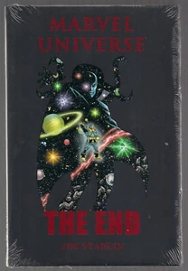 MARVEL UNIVERSE THE END 2010 PREM HARDCVR GN THANOS DR. DOOM+ STARLIN #1-6 NUEVO - Imagen 1 de 1