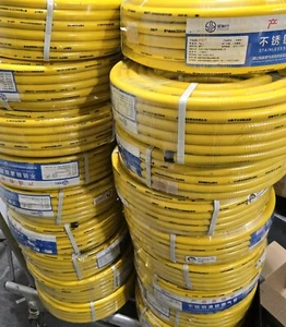 CSST Corrugated Stainless Steel Gas hose Tubing 100 Ft 1/2" Flexible *FAST SHIP* - Picture 1 of 9