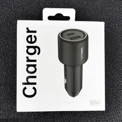 OPPO 80W SUPERVOOC Car Charger - USB-C Fast Charging Adapter - New - Image 1 of 4