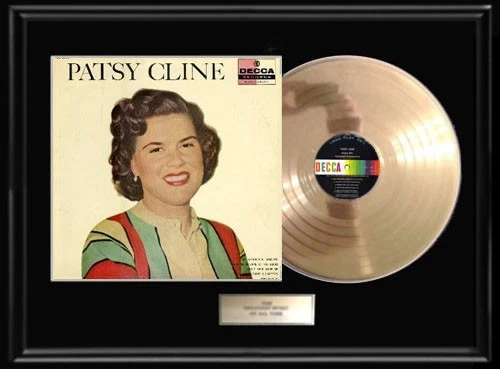 PATSY CLINE DEBUT SELF TITLED GOLD RECORD LP ALBUM FRAME RARE NON RIAA AWARD Foto 1 de 1