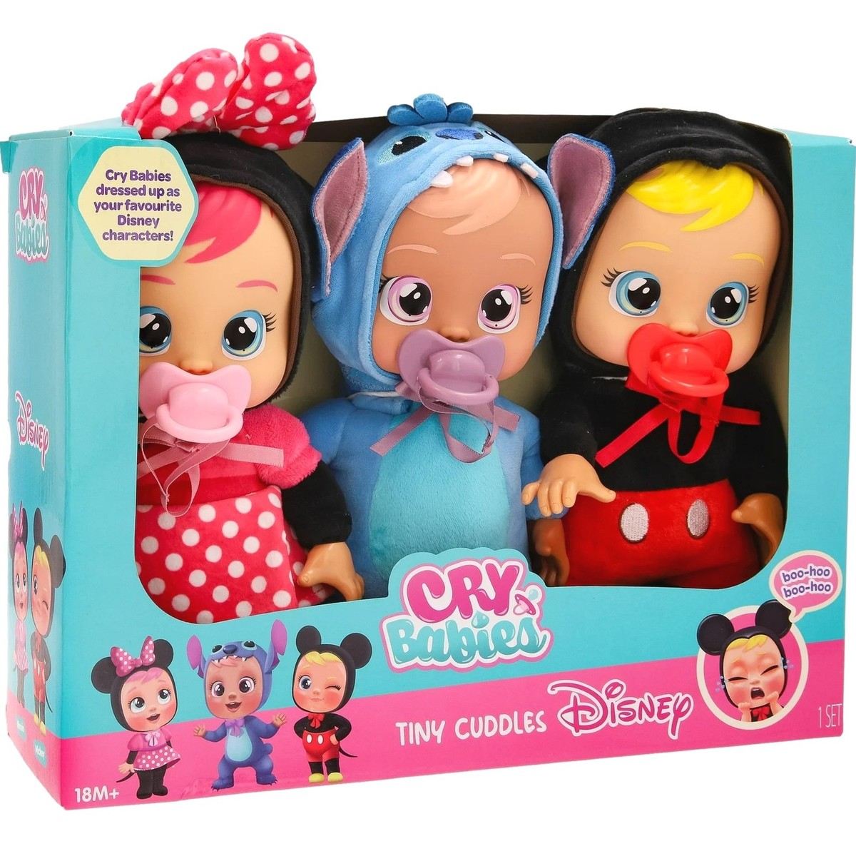 V Neck Knot Front Swimsuit Cry Babies Tiny Cuddles Halloween Agatha Doll -  9 Inch Witch Themed Baby With Real Tears Kitchen Witch Doll, image size:1200x1200