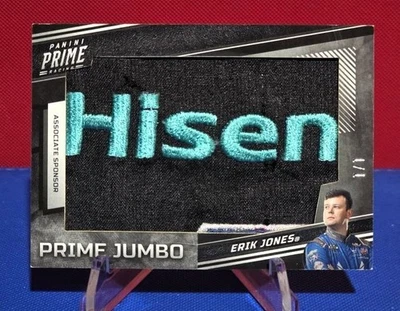 2023 PRIME  Erik Jones 1/1  Jumbo Associate Sponsor Patch #PJ-EJO - Image 1 of 2
