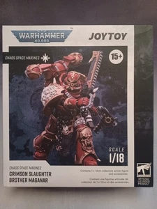 JoyToy Chaos Space Marines Crimson Slaughter Brother Maganar Warhammer Figure - Picture 1 of 9